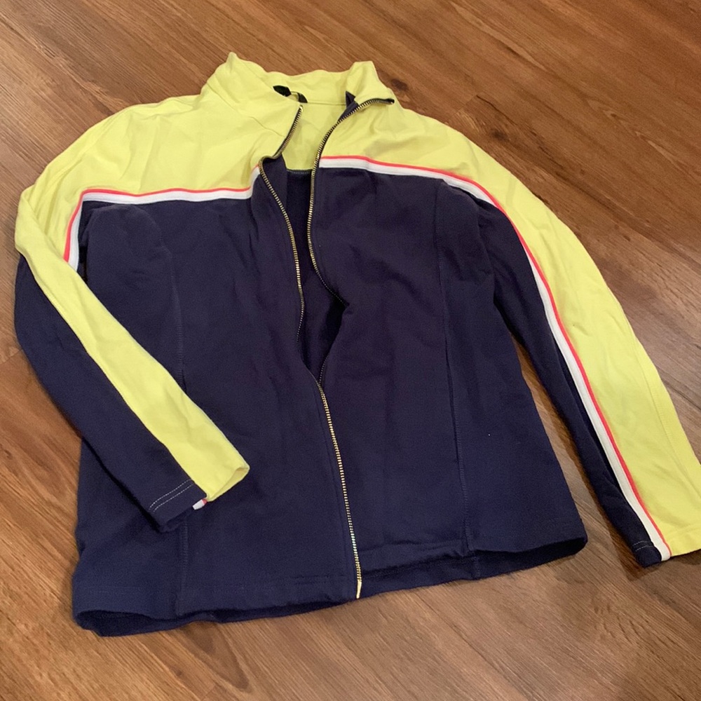 Zip up colorful jacket